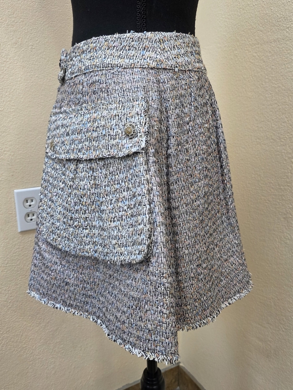 Chanel Tweed Mini Skirt - Picture 2 of 16